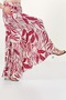 Patterned Skirt Pants - 2