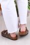 7551 Anatomical Comfortable Original Product Double Buckle Women's Slippers - 4