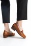 Genuine Leather Tan Laser Cut Orthopedic Sole Casual Shoes Tmd 2025071 - 5