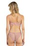 Cross Rope Detailed Push up Lace Bralet Set - 2