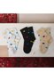 3 Pairs of Heart U, Mixed Color Unmastered Shoes with Dessin - 3