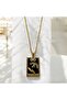 Infinity Detail Zircon Stone Tarot Necklace - 3