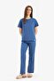 Pajama Set Short Sleeve Top Elastic Waist Bottom E5820Ax25Sp - 3