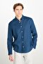 Regular fit shirt navy - 4
