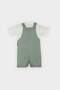 Baby Boy 2-Piece Set Printed Short Sleeve T-Shirt Salopet Overalls Z2586A225Sm - 4