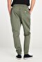 Regular Fit Regular Cut Ribbed Leg Cotton Khaki Jogger Trousers - 4