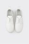 White Leather Women's Sports Shoes - 4