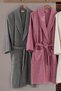 10-Piece Women's and Men's Bathrobe Set | 100% Cotton | Includes Head Towel, Washcloth, Soap, and Comb - Bridal Family Set - 5