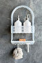 Ceres Plastic Bathroom Shower Shelf - Transparent - 6