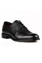 Men's Oxford Large Size Shoes Black Leather - 2