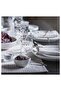SMÄLLSPIREA Tealight holder, clear glass/patterned, 4 cm - 5