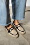 Sirena black wicker - skin flat women's shoes - 2