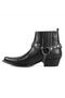 Men's Black Cowboy Boots (NEW YORK) - 5