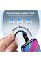 USB-C to USB-C LED Cable 1M 100W Fast Charging Data Cable for iPhone 15/16, Galaxy S25/24, Black - 2