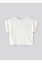 Girls White "Tropic Cool" T-shirt - 2
