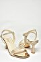 U569519914 Gold Glitter Heeled Women's Shoes - 3