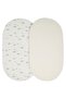 ÄLSKVÄRD Fitted Sheet for Bassinet – Clouds/Dots, Off-White, 41x75 cm | Soft & Safe for Newborns - 2