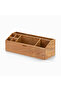 Inclined Desktop Organizer - 7 Compartments - Made of Cherry Wood - 4