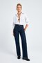 Women's Stretchy High Waist Wide Leg Jeans Pants - 3