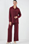 5858 Knitted Double Suit - Burgundy - 3