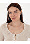 Cream Slim Fit Knitted Cardigan 50301371 -Vr071 - 2