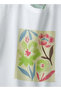 Girls' Floral Print T-Shirt - 3
