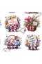 17X25Cm Mother's Day Floral Celebration Sticker Decals Packaging Packaging Celebration Greeting Sticker - 2