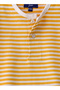 Boys' Yellow Striped Cotton Polo T-Shirt - 3