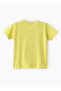 Boys' Lime Green Dinosaur Graphic Cotton T-Shirt - 2