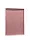 Domestic Production Suede Fabric Pink Color 34/24 cm Standing Necklace Display Stand - 3