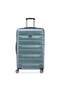 Air Armour 80cm Hardcase Expandable 4 Double Wheel Check-in Luggage Trolley Green