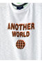 Another World' Graphic Cotton T-Shirt for Boys - White - 3