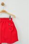23 April Red Ruffled Button Detailed Girl's Shorts Skirt (Age 5-16) - 6