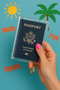 2Pcs Universal Passport Case Transparent Waterproof Pvc Passport Protection Container - 7
