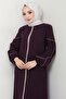 Embroidered Sleeve Ferace Plum HM2721 - 2
