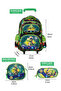 Kiddokit Character School Bag - GREEN - 2