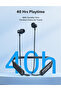 Bluetooth Neckband Earphones, 40Hrs Playtime, Sweat & Waterproof, Magnetic Switch, BH1008 - 5
