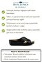 Women's Orthopedic Comfort Model Daily Slippers Soft Anatomical Sole Comfortable for Outside & Inside Black - 5