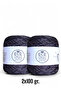 Black Swan. 50% Bamboo 50%Cotton Black Interspersed with Black Glitter Mix Design Hand Knitting Rope