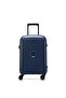Belmont Plus 55cm Hardcase Non- Expandable 4 Double Wheel Cabin Luggage Trolley Blue