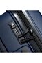 Belmont Plus 55cm Hardcase Non- Expandable 4 Double Wheel Cabin Luggage Trolley Blue - 8