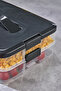 Practical 2 Tiers Storage Container Refrigerator Organizer Multi-Purpose Storage Container - 5