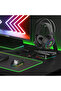 سماعة رأس للألعاب GOT200A Thunderstrike، RGB، تدعم PS4/PS5/XBOX ONE/PC، USB +3.5 مم، أسود - 6