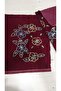 2 Pieces Sequined Throw Pillow - Handcrafted, Velvet Fabric Unsewn Back 50X38 - 2