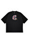 Unisex Oversize Anti Social Lotus Printed Boxy Fit Thick Fabric (240Gsm) T-Shirt