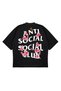 Unisex Oversize Anti Social Social Kkloch Printed Boxy Fit Thick Fabric (240Gsm) T-Shirt - 3