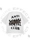 Unisex Oversize Anti Social Social Club Utopia Printed Boxy Fit Thick Fabric (240Gsm) T-Shirt - 2