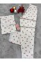 Six Long Viscose Soft Fabric Pajama Set with Rope Straps - 7