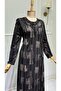 Women's New Season Combed Cotton Collar Patterned Mother's Dress - 2
