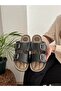 Men's King Size Large Size Black Orthopedic Soft Slippers Size 45 46 47 - 3